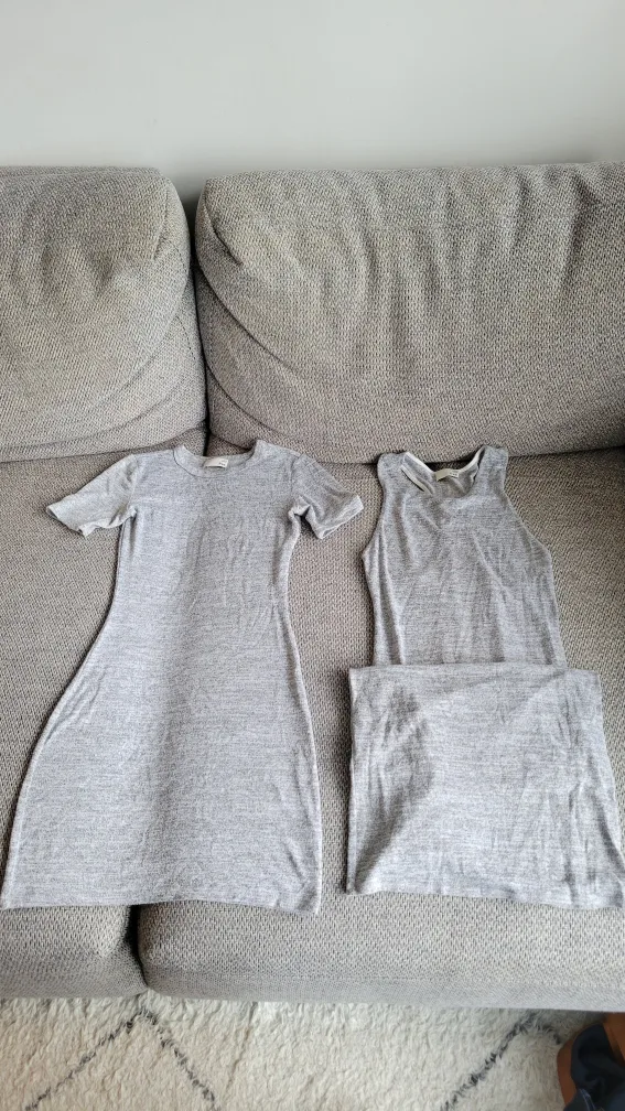 Two Grey Dresses - Size xxSmall thumbnail