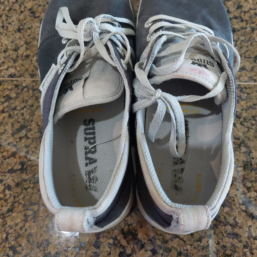 Men's Supra low top skate shoes size 9 US image indicator(7)