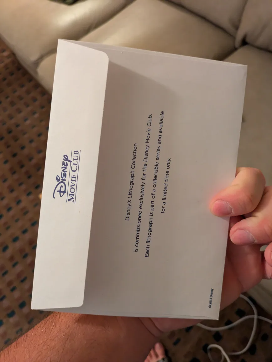 Disney Movie Club Alice in Wonderland Lithograph image indicator(2)