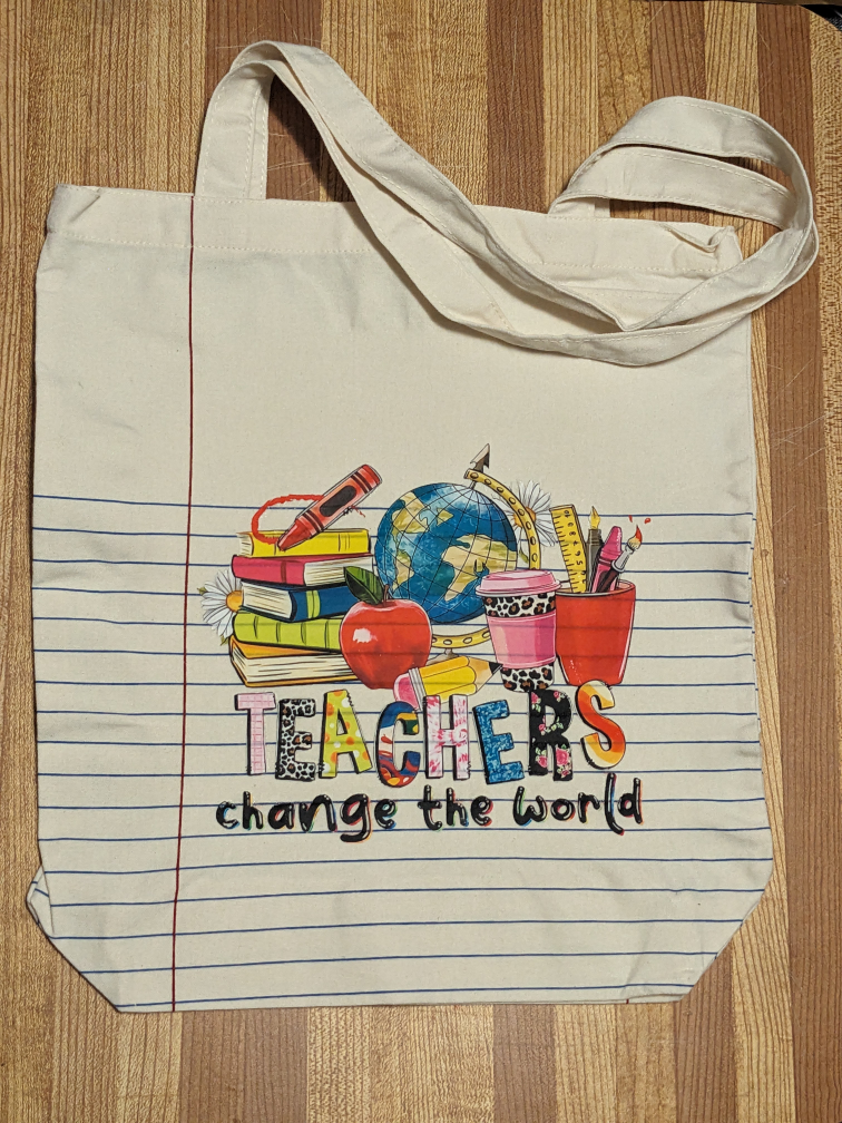 Teachers Change The World Tote Bag - photo 2