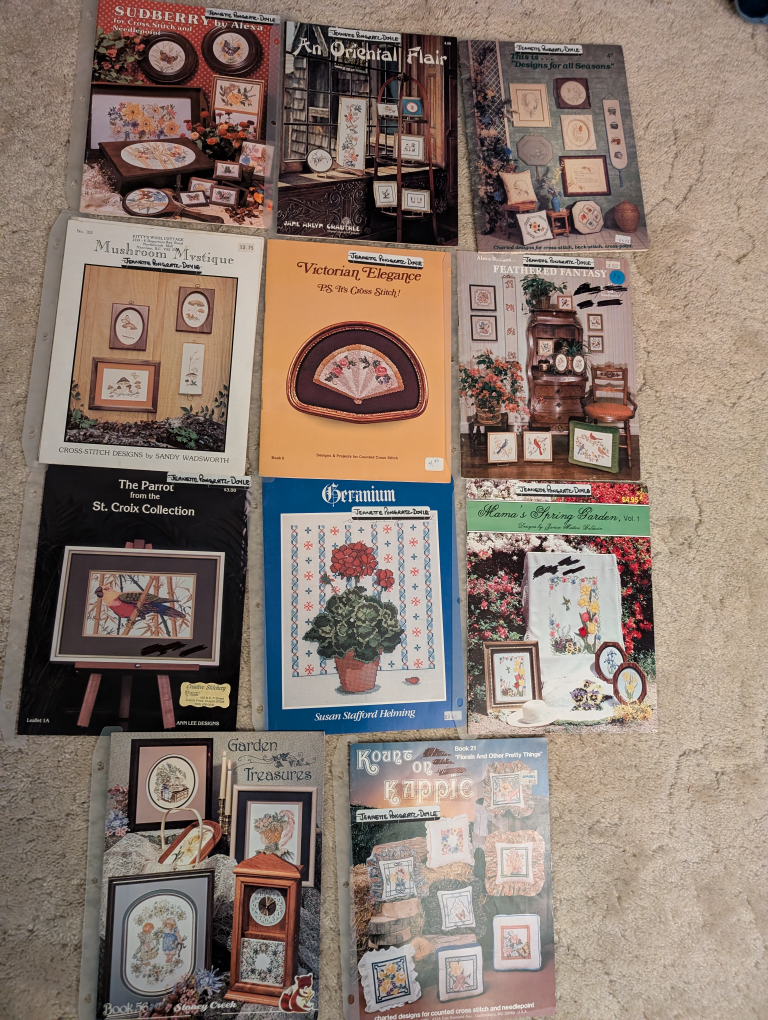 Set 4 - Cross Stitch Book Bundle - Jeanette Heitman Designs