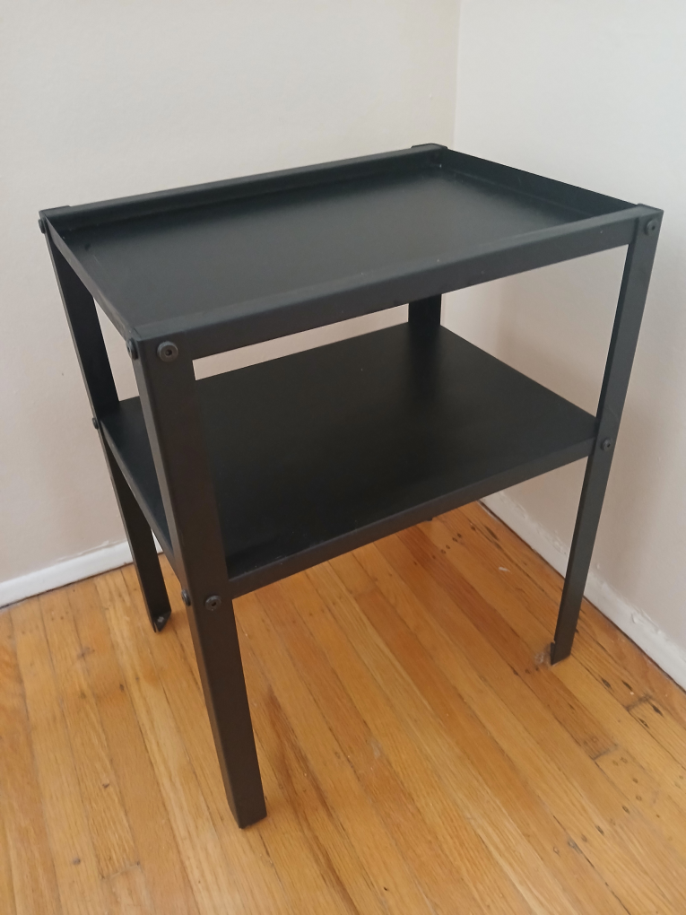 Black Metal Side Table