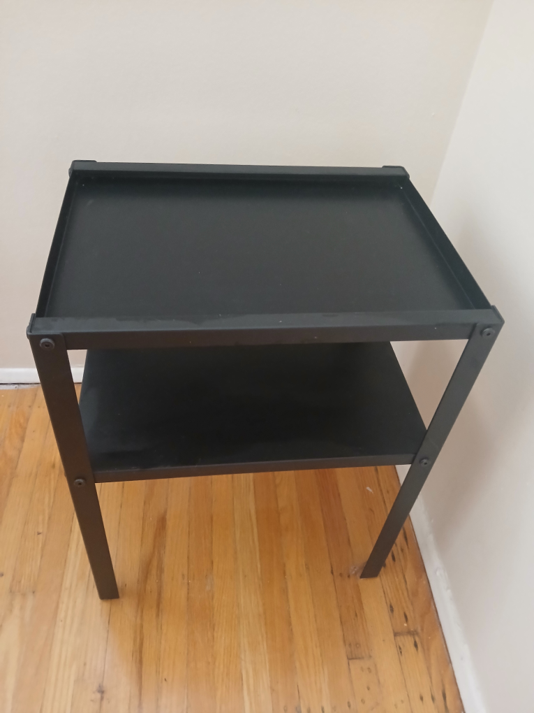Black Metal Side Table - photo 2