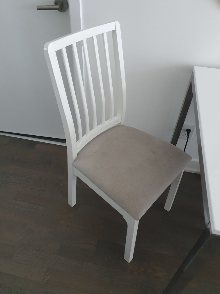 White Dining Table Set with 3 Chairs - photo 5