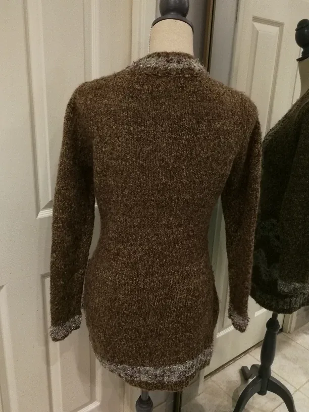 wool blend long sweater/dress size M image indicator(2)