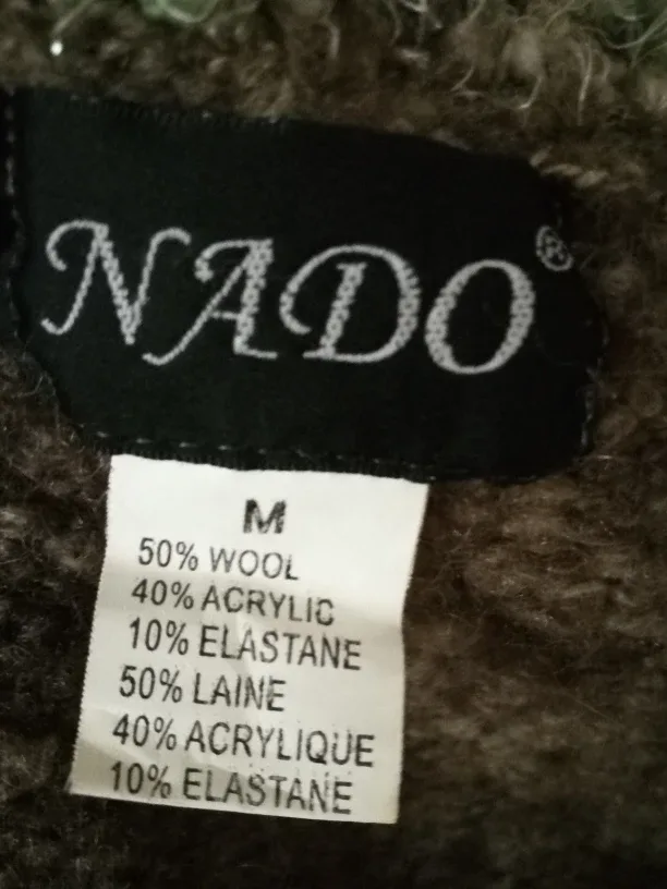 wool blend long sweater/dress size M image indicator(7)