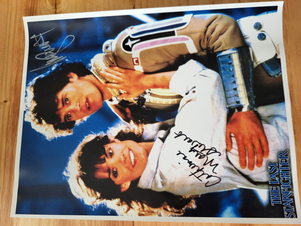 The Last Starfighter Autographed Poster