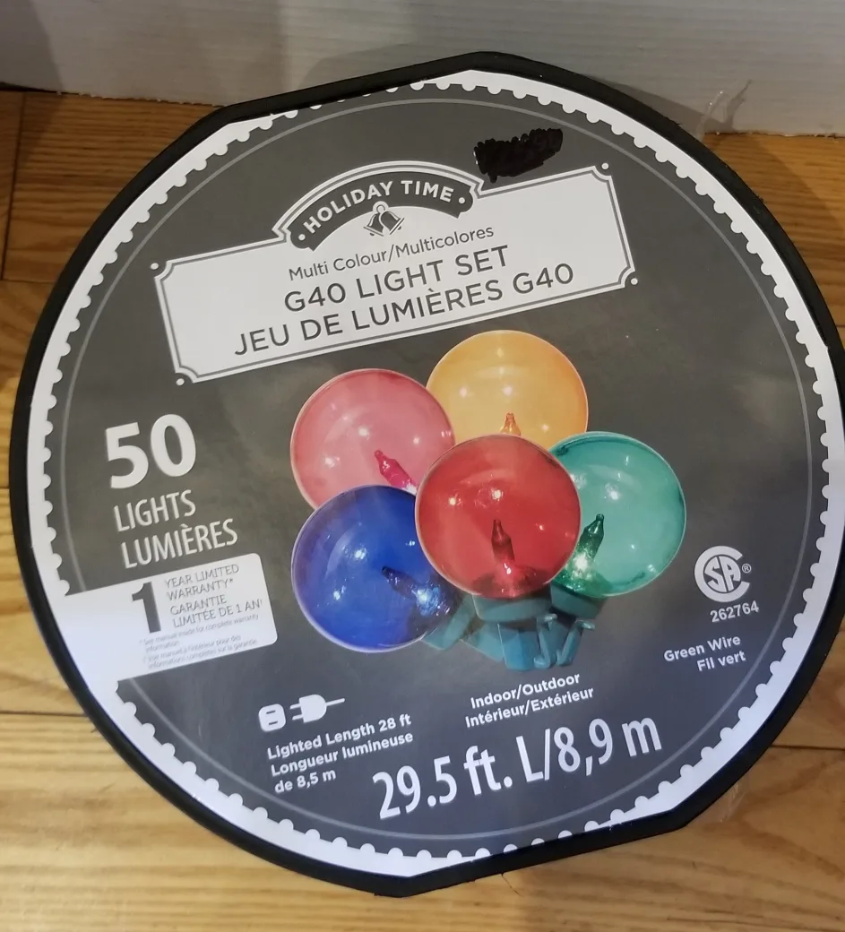 outdoor patioG40 Multi Colour Light Set image indicator(2)