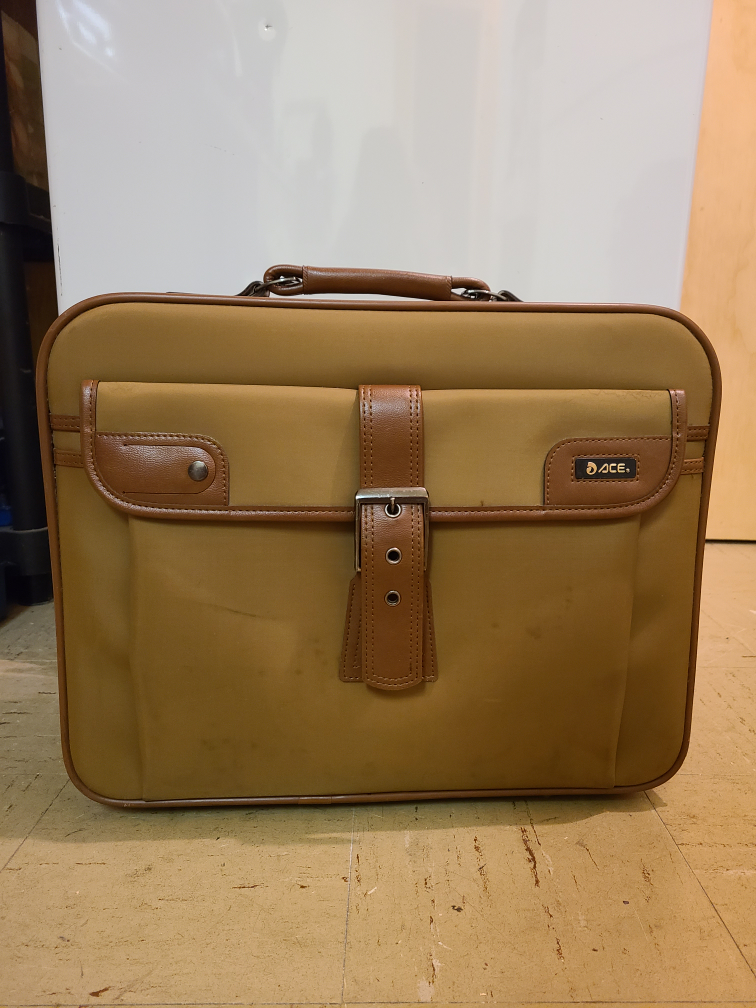 Vintage Ace Luggage Suitcase