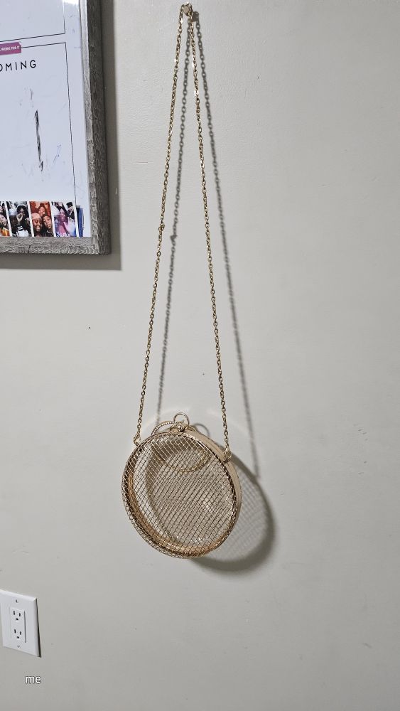 Gold Mesh Clutch - photo 2