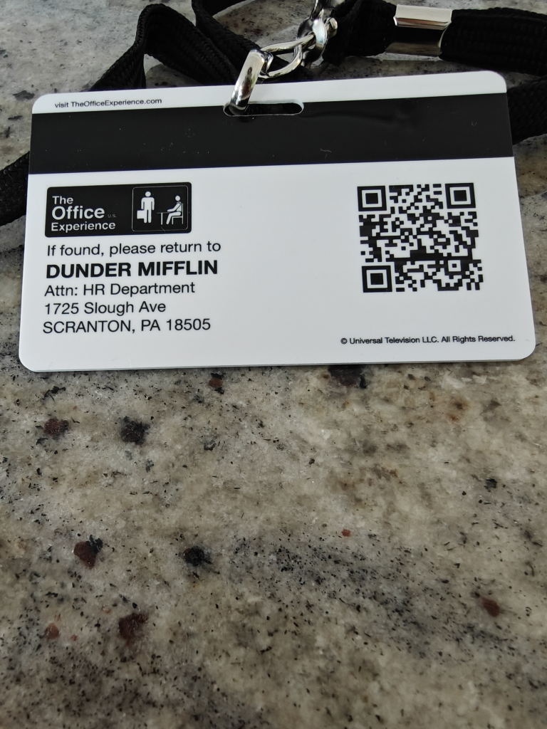 The Office Dunder Mifflin ID Card - photo 2