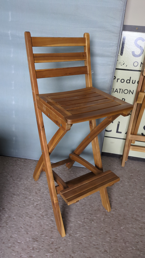 Folding Barstool x2 - photo 2
