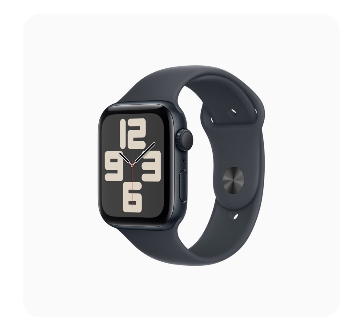 Apple Watch SE Gen2 44mm Space Grey Aluminium Case