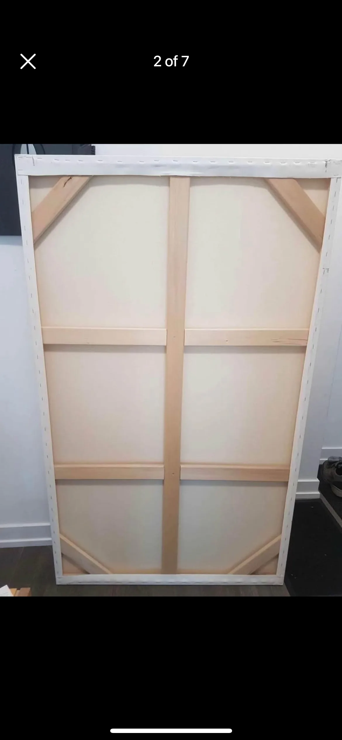 White Gallery canvas for painting different sizes and prices image indicator(4)