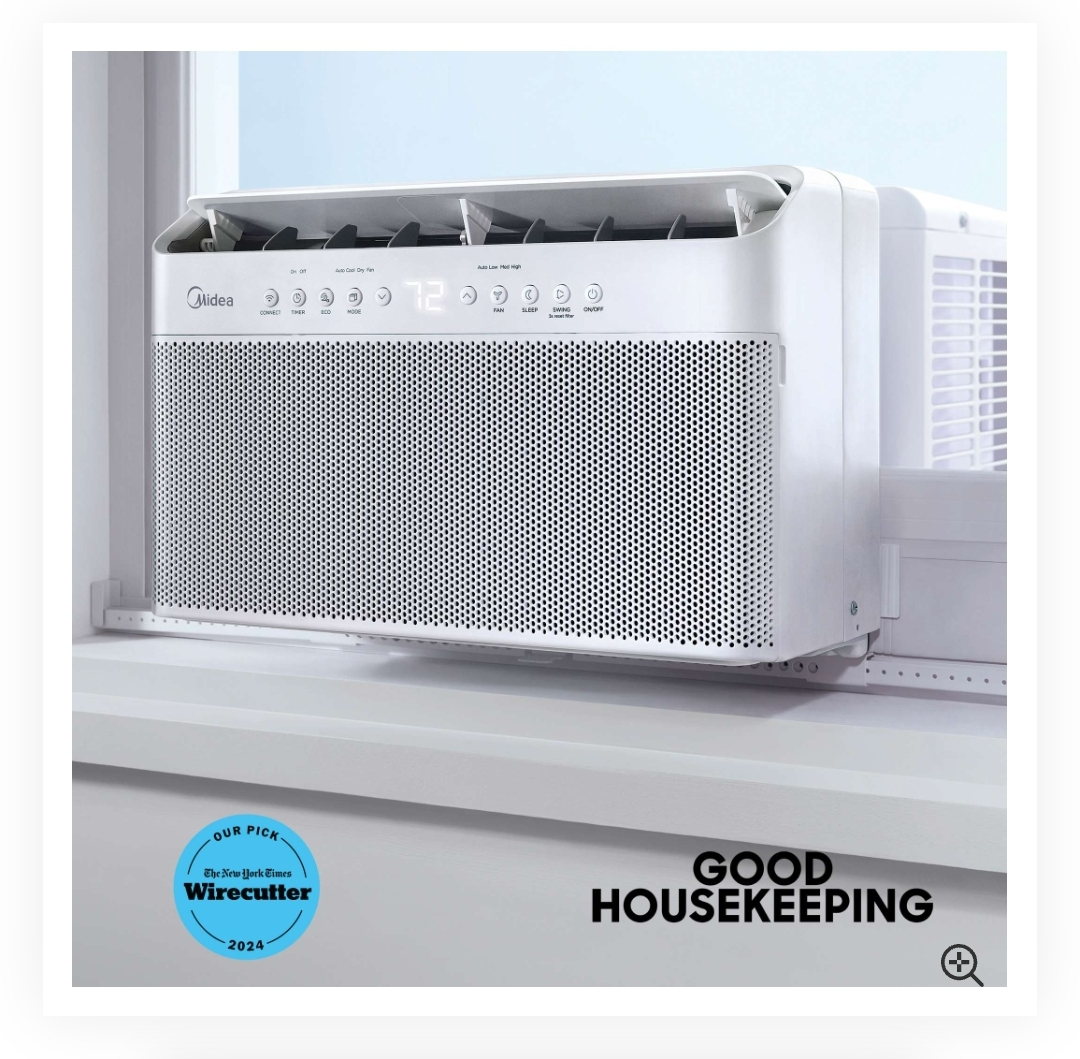 Midea 12,000 BTU U-Shaped Inverter Window Air Conditioner