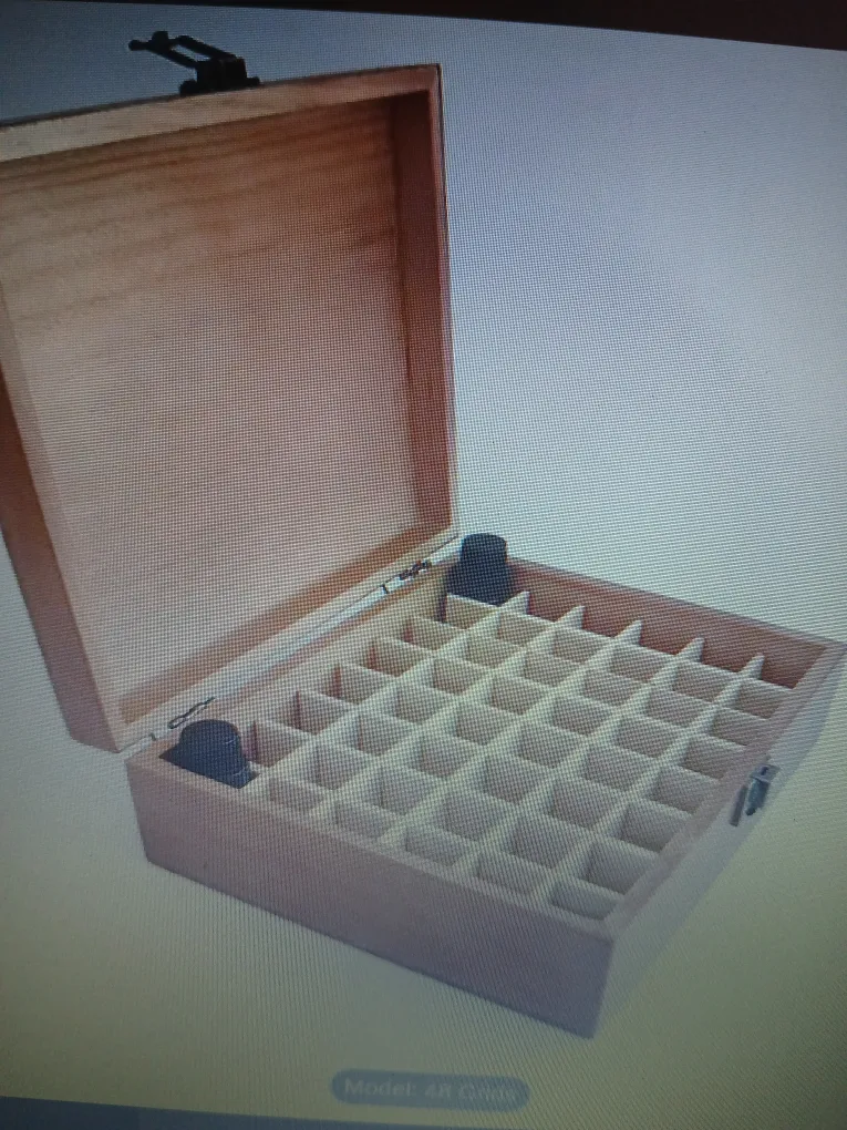 Wooden Storage Box with 48 Grids image indicator(6)