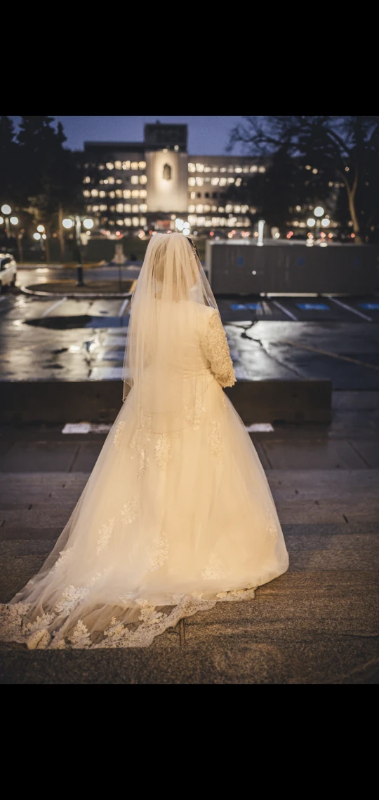 Modest lace Wedding dress