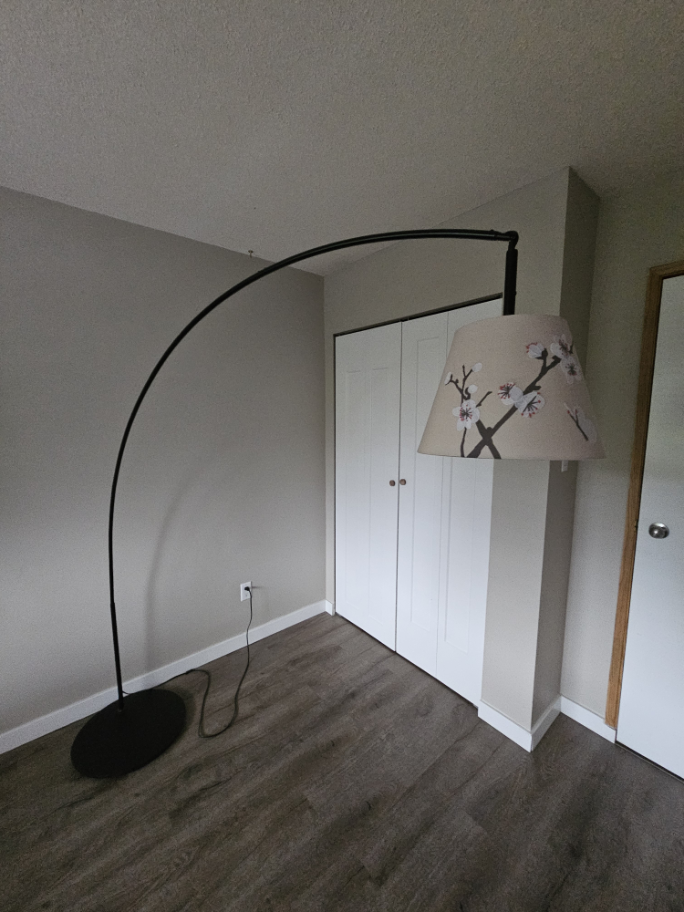 Floor Lamp with Floral Shade  IKEA SKAFTET - photo 2