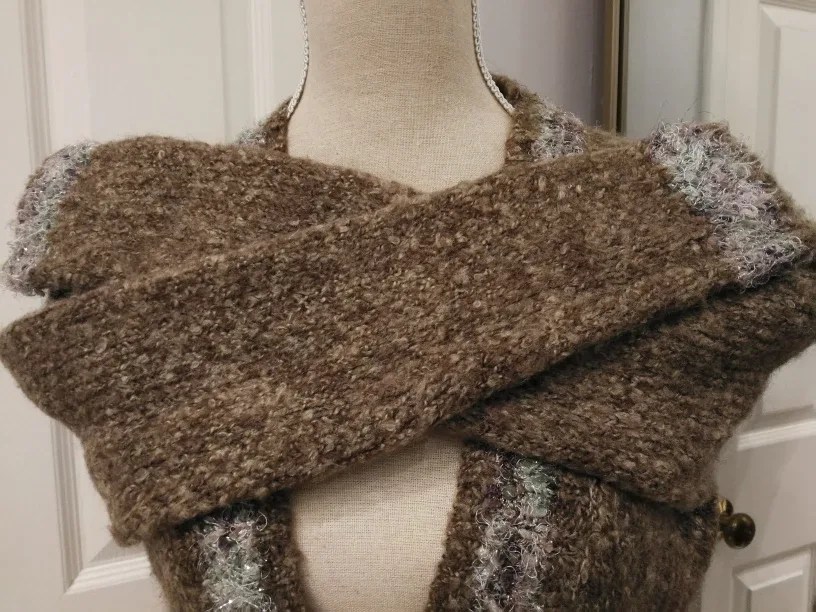 wool blend long sweater/dress size M image indicator(4)