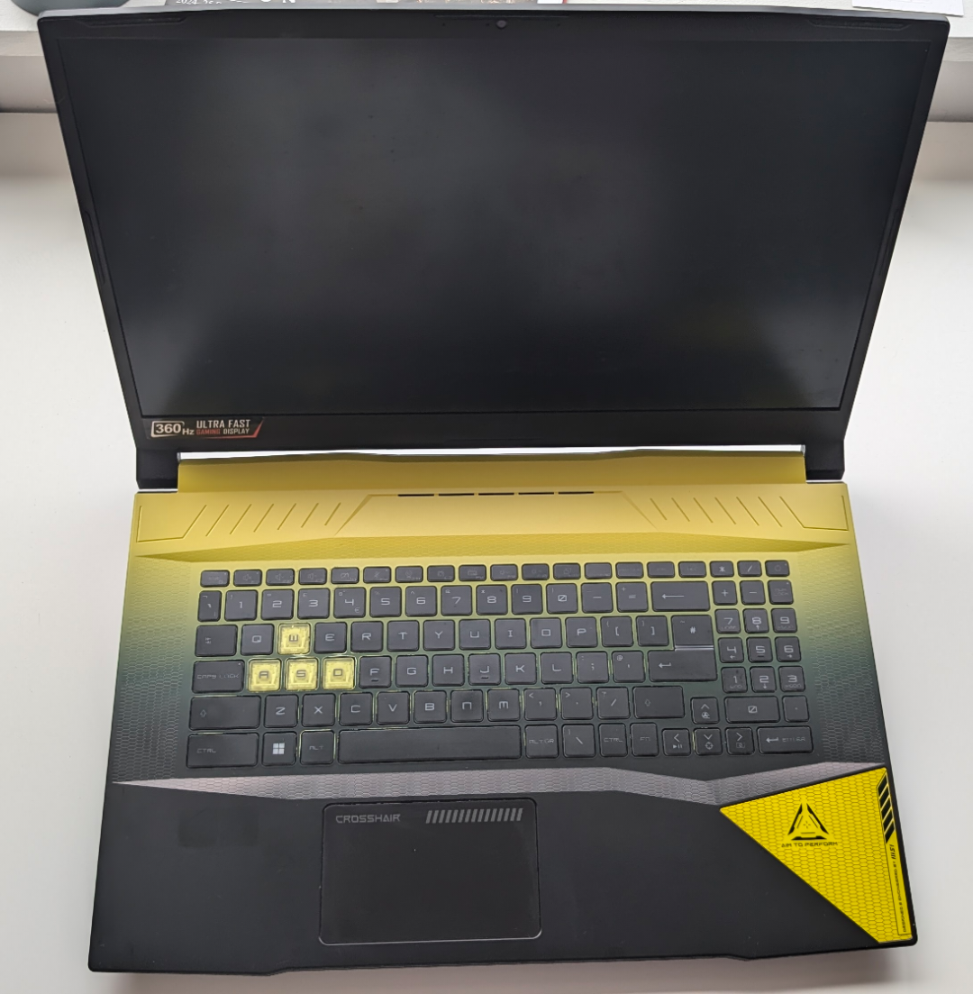 MSI Crosshair B12UGZ-400CA Gaming Laptop (Used, Not Functional)