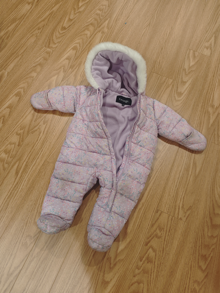 George Baby Girl Winter Snowsuit