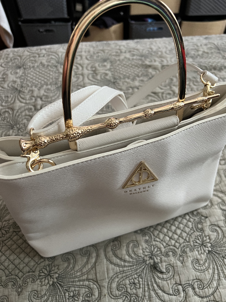 White Deathly Hallows Handbag