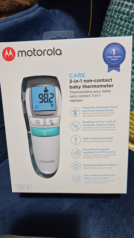 Motorola Care 3-in-1 Non-Contact Baby Thermometer