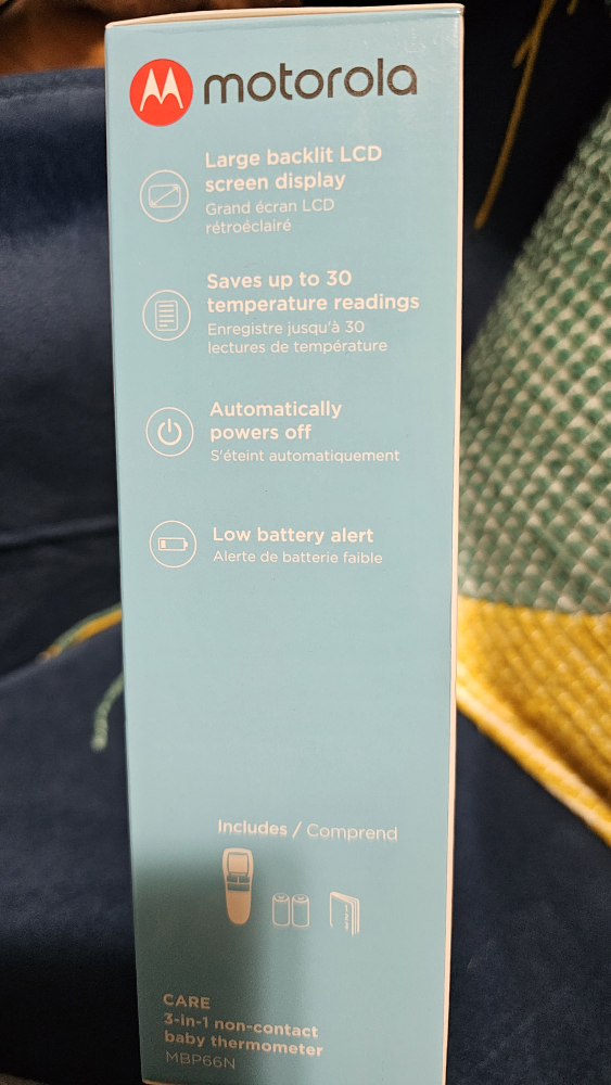 Motorola Care 3-in-1 Non-Contact Baby Thermometer - photo 2
