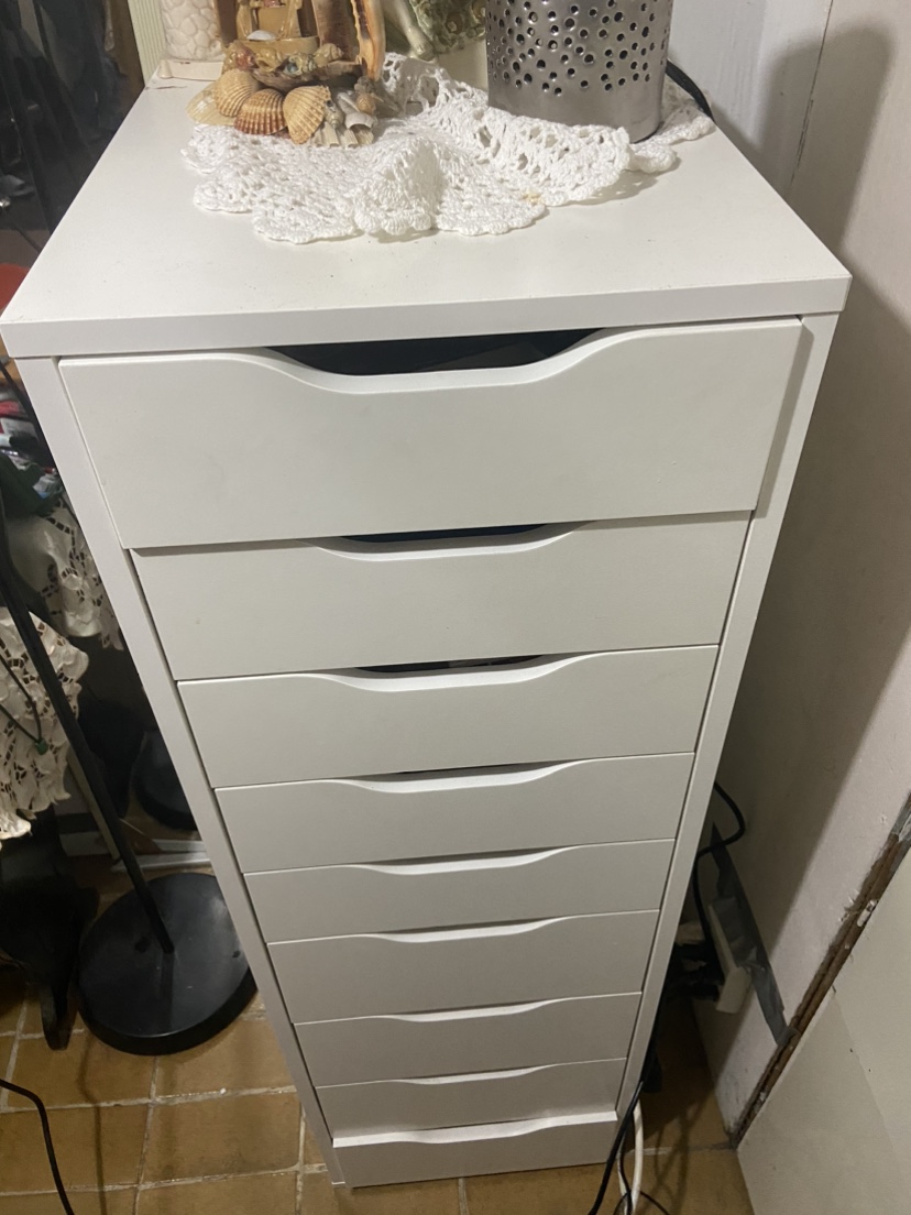 Drawer Unit With 9 Drawers White - photo 2