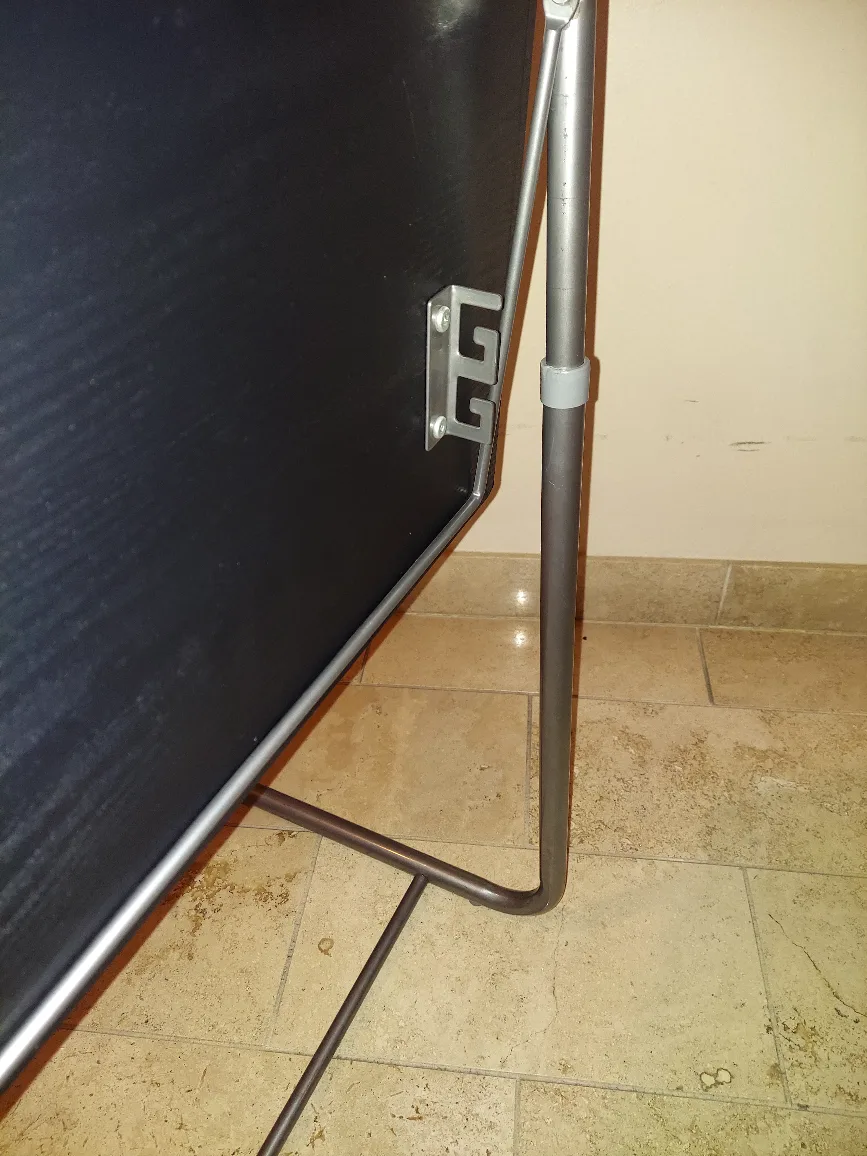 Black folding  adjustable  labtop table image indicator(5)