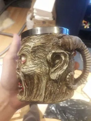 Creepy demon horror mug cup image indicator(5)