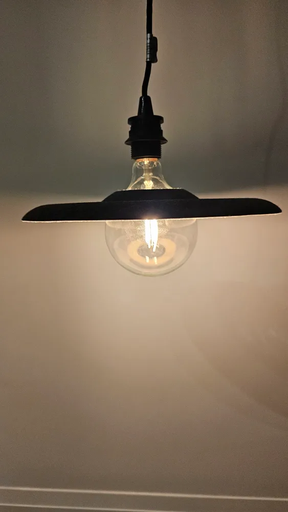 Black Felt Pendant Light thumbnail