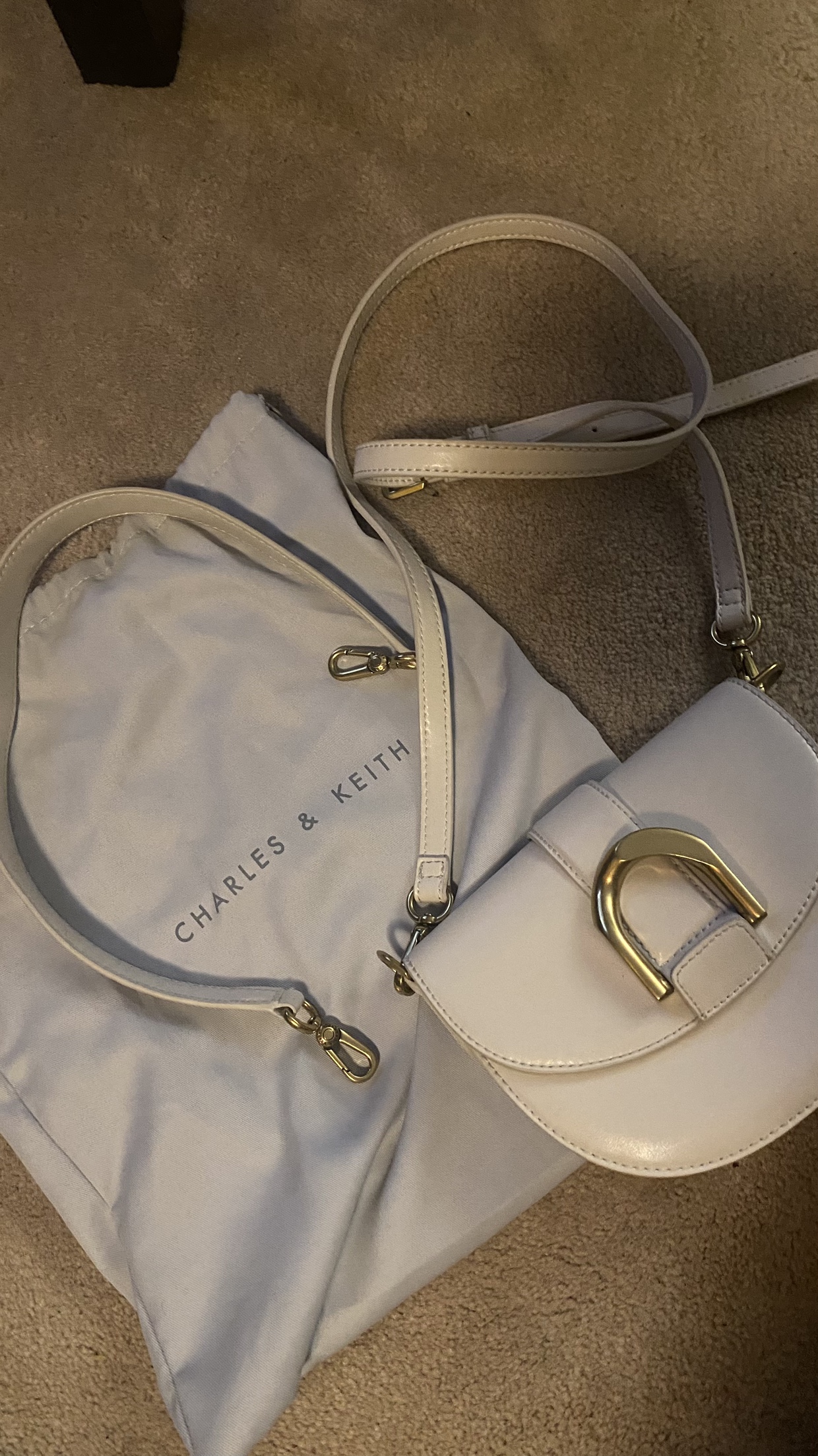 Charles & Keith White Bag
