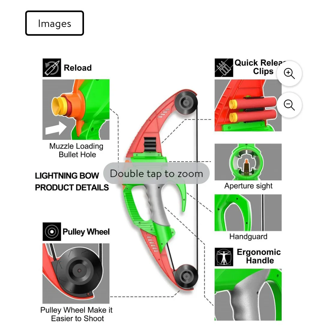 #ThriftyPicks - NEW!   Toy Archery Bow and Arrow Set for Kids image indicator(4)