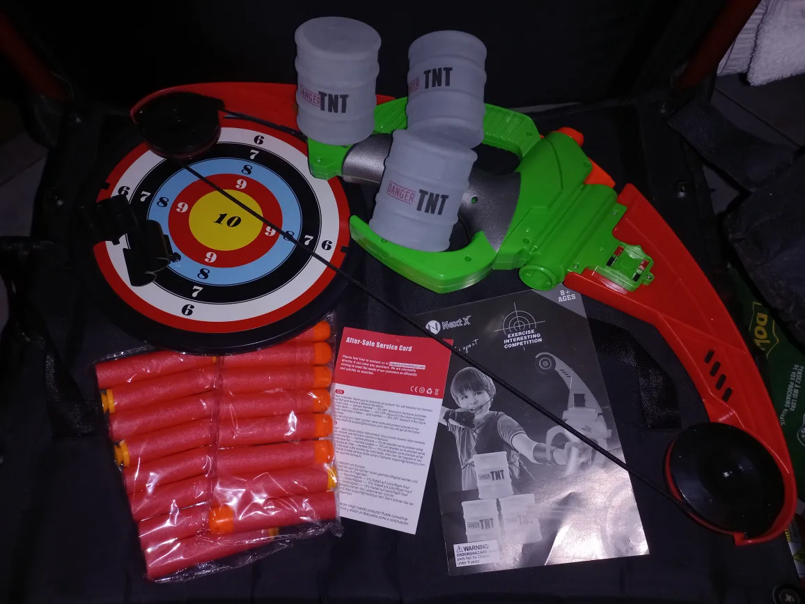 #ThriftyPicks - NEW!   Toy Archery Bow and Arrow Set for Kids image indicator(8)