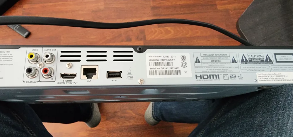 Philips Blu-ray Player image indicator(2)