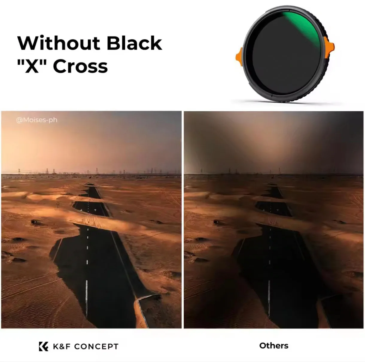 K&F Concept 55mm Variable ND CPL Filter image indicator(6)