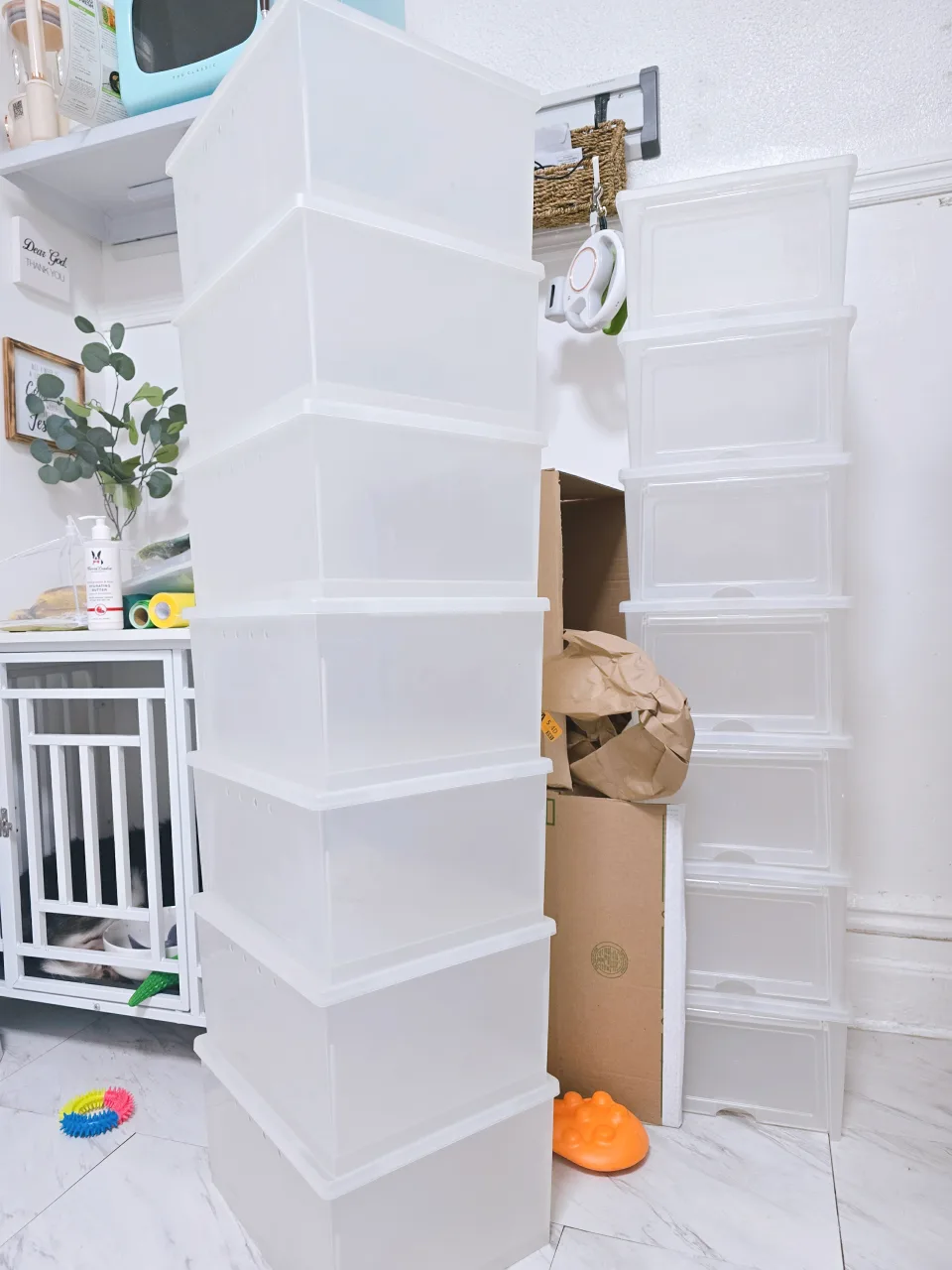 14 Clear Plastic Storage for shoes image indicator(3)