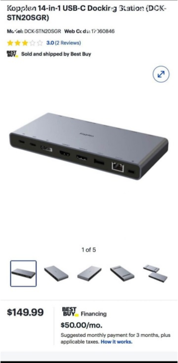 14 in 1 docking station
