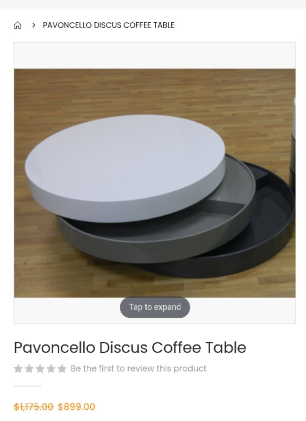 Pavoncello Discus Coffee Table - photo 5