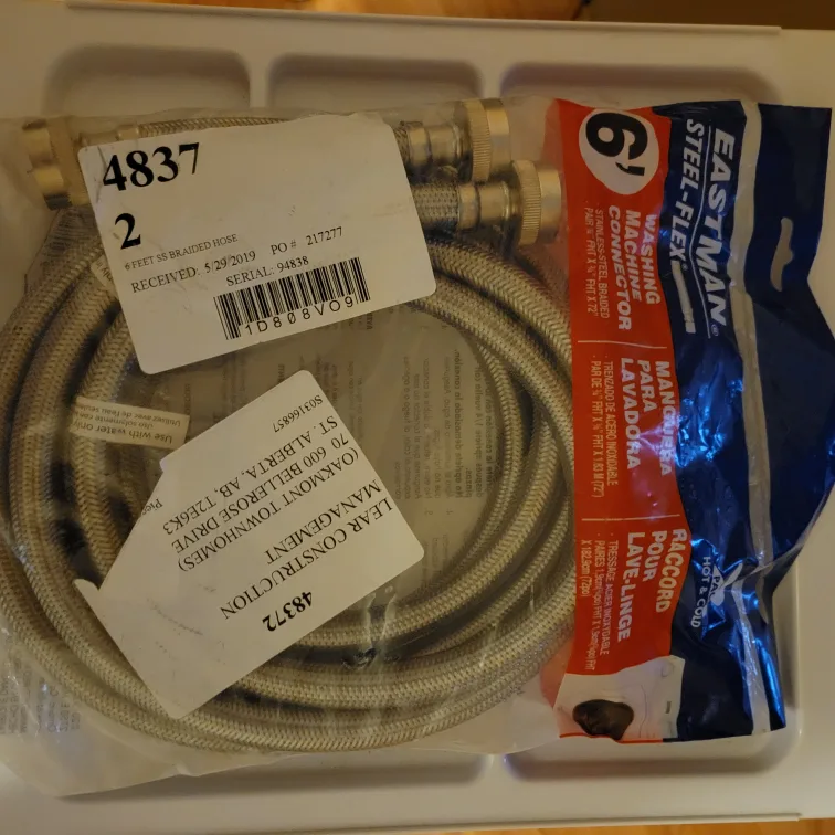 Eastman Steel-Flex 6 ft Washing Machine Connector thumbnail