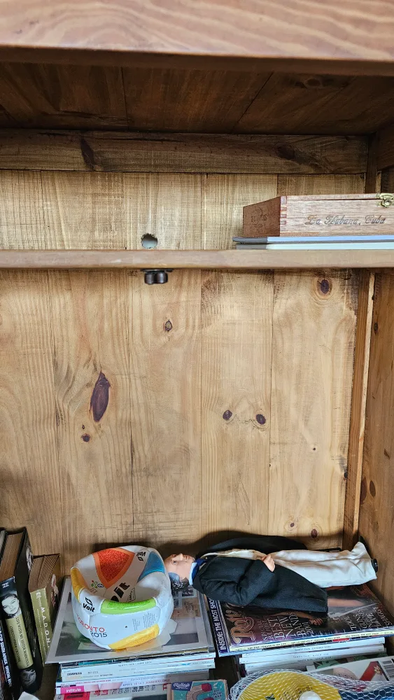 SOLID PINE WOOD! Santa Fe Rustico Armoire image indicator(3)