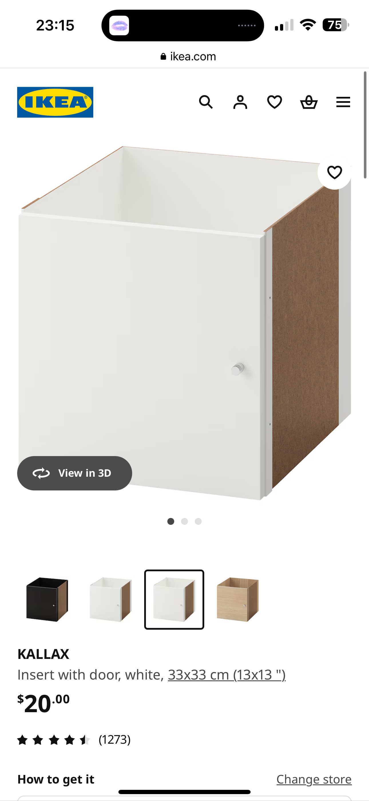 Ikea kallex unit 4x2 with drawers - photo 3