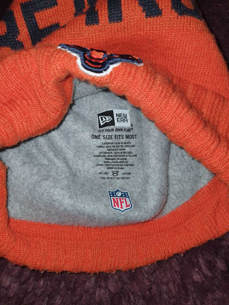 New Era Chicago Bears Knit Pom Beanie Hat - photo 5