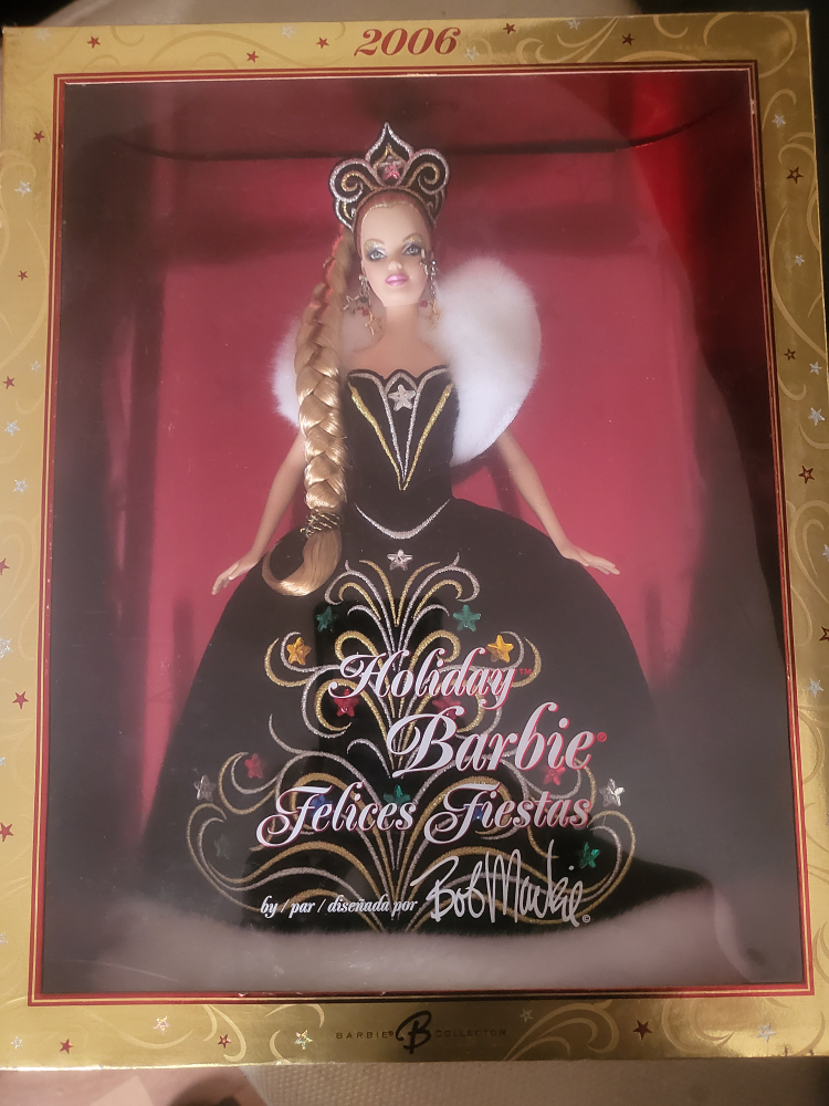 2006 Holiday Barbie Felices Fiestas by Bob Mackie