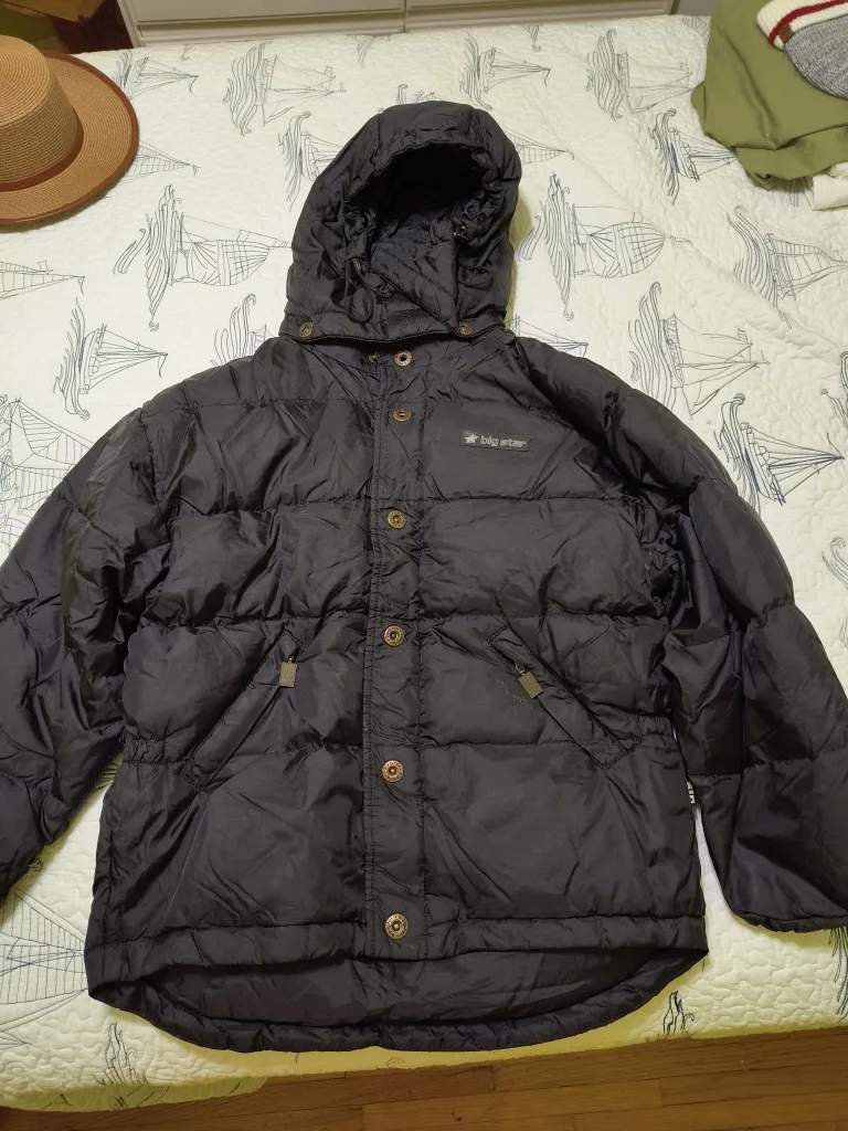 Big Star Black Puffer Jacket Size S 🧡 image indicator(2)