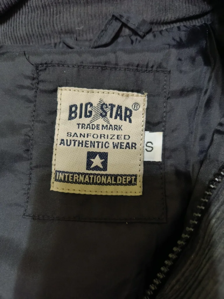 Big Star Black Puffer Jacket Size S 🧡 image indicator(3)