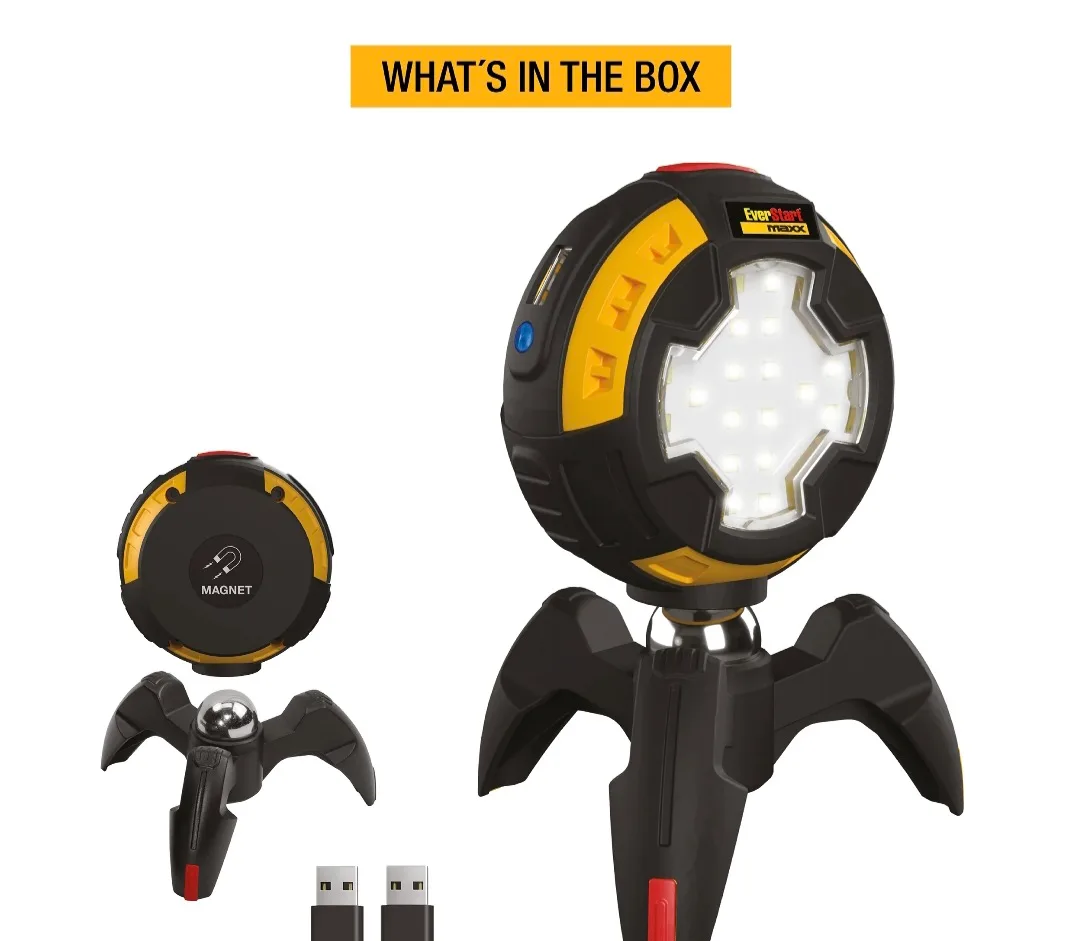 EverStart Maxx 500 Lumen Rechargeable Work Light image indicator(2)