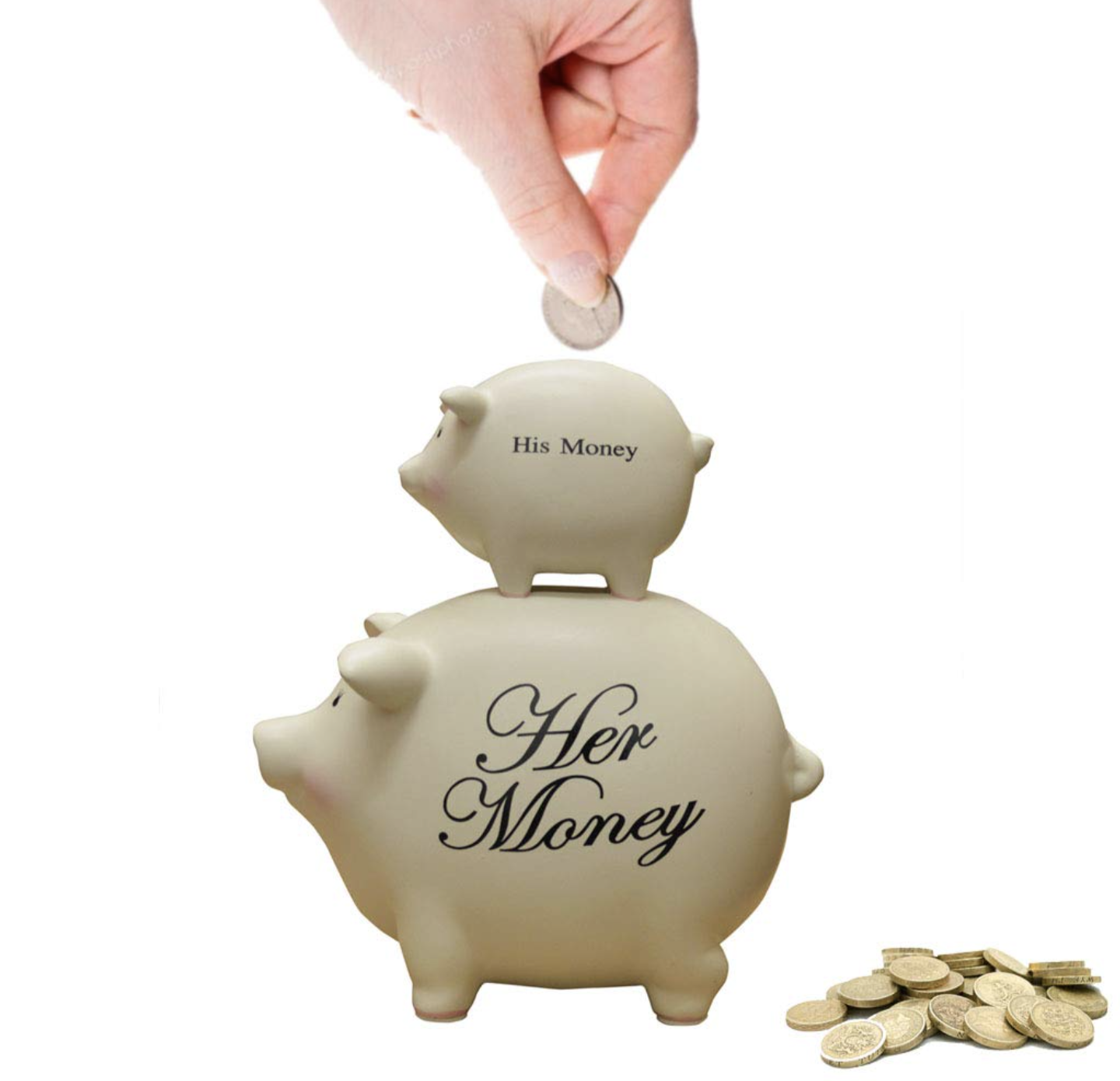 His & Her Piggy Bank Set - photo 2