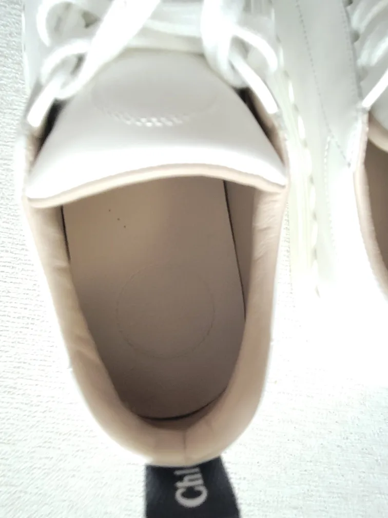 Chloé White Leather Sneakers image indicator(6)